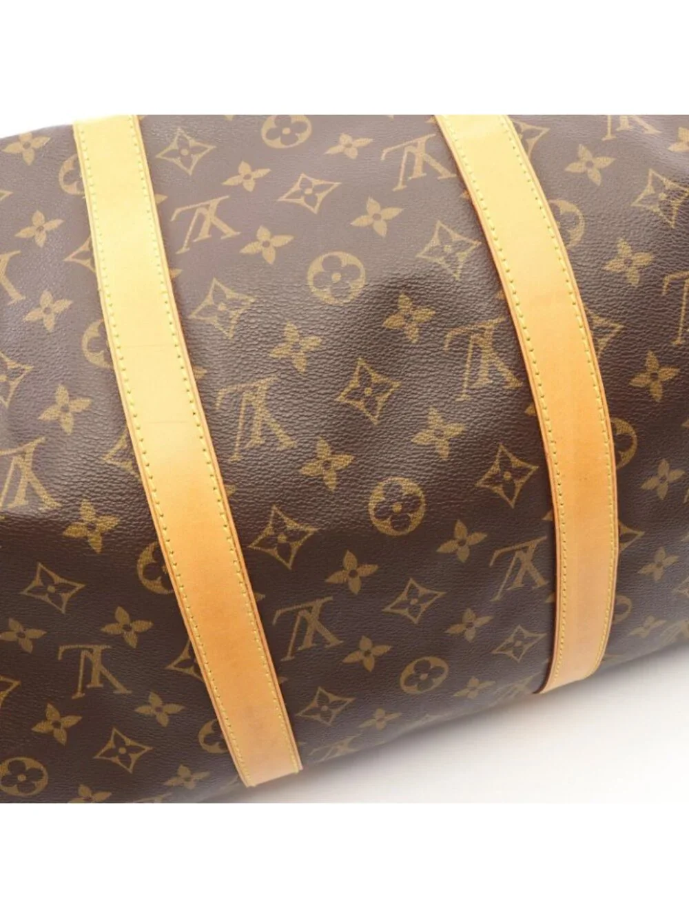 Louis Vuitton Boston Bag Keepall Bandouliere 50 Monogram 2-Way Canvas Leather